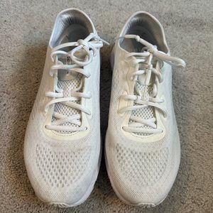 White Men’s Under Armour HOVR Sonic 5 Tennis Shoes